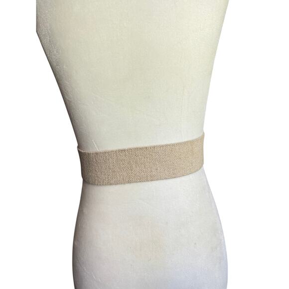 Vintage Gold Tone Sun Belt Stretch Size Small Medium - Picture 6 of 6